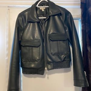Faux Leather Jacket